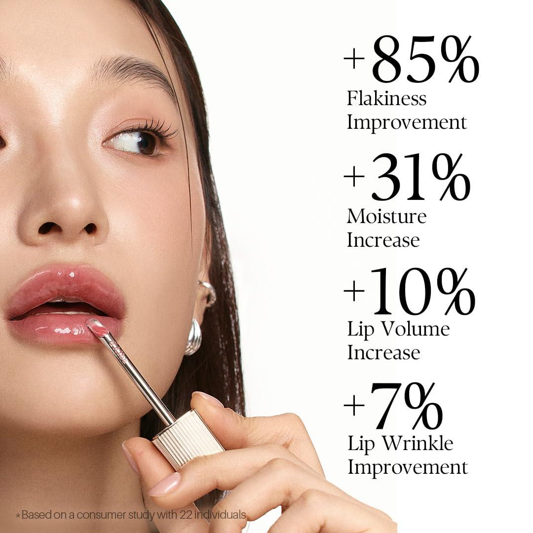 image:imagedalba Piedmont Plumping Lip Glow Mood Volumizer Hydrating Lip Plumper with Vegan Ceramide amp Vitamin C amp E Fuller Lips Volumizing Lip Gloss Glowy Finish Petal Rose 4 Colors 017 fl ozPosh Rose