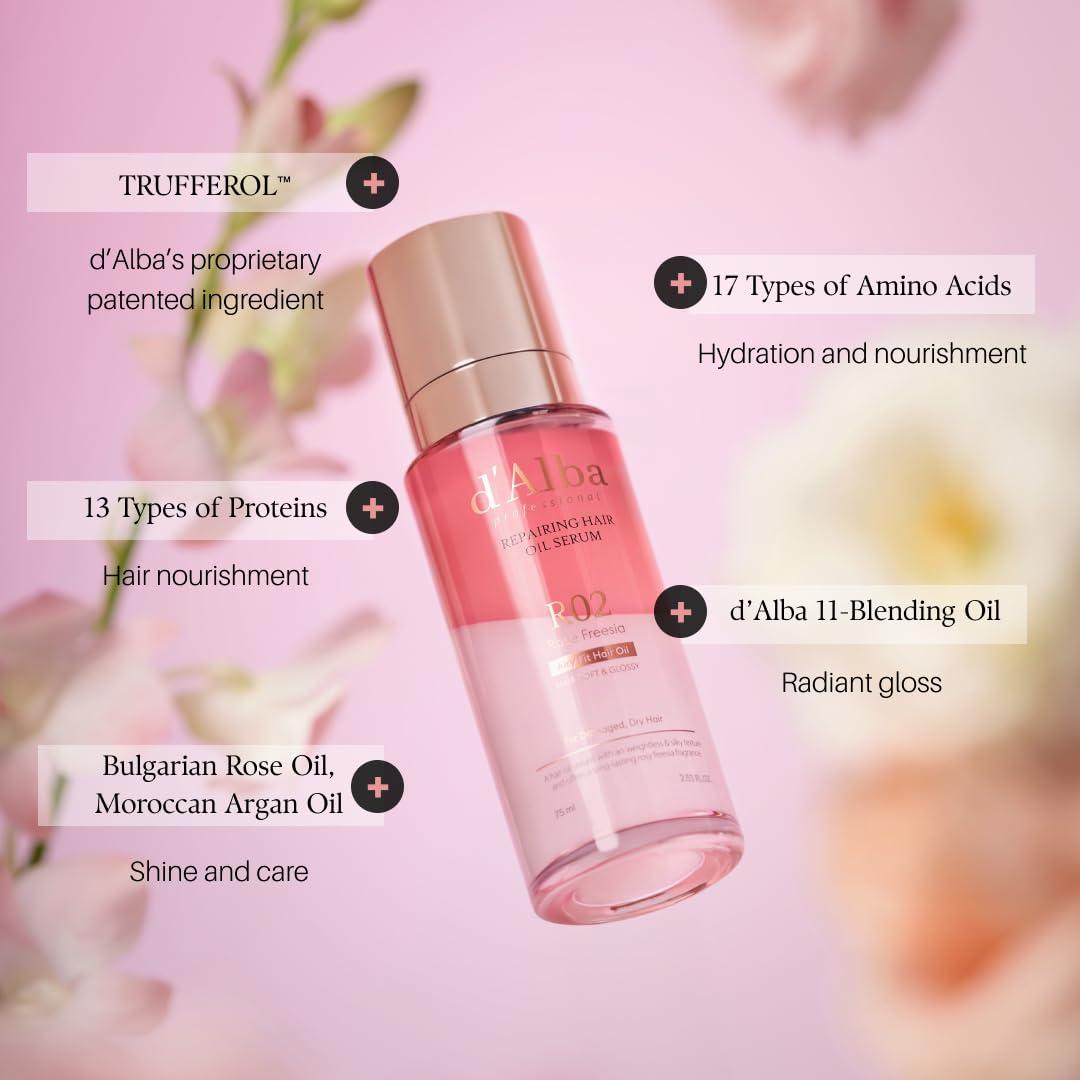 image:imagedalba Piedmont Professional Reparing Hair Oil Serum 75ml