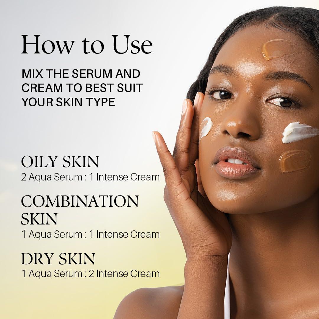 image:imagedalba Piedmont White Truffle Double Serum amp Cream Vegan Skincare 2in1 Face Moisturizer Vegan Collagen Skin Firming and Tightening Non Comedogenic All Skin Types 246 ozJAR