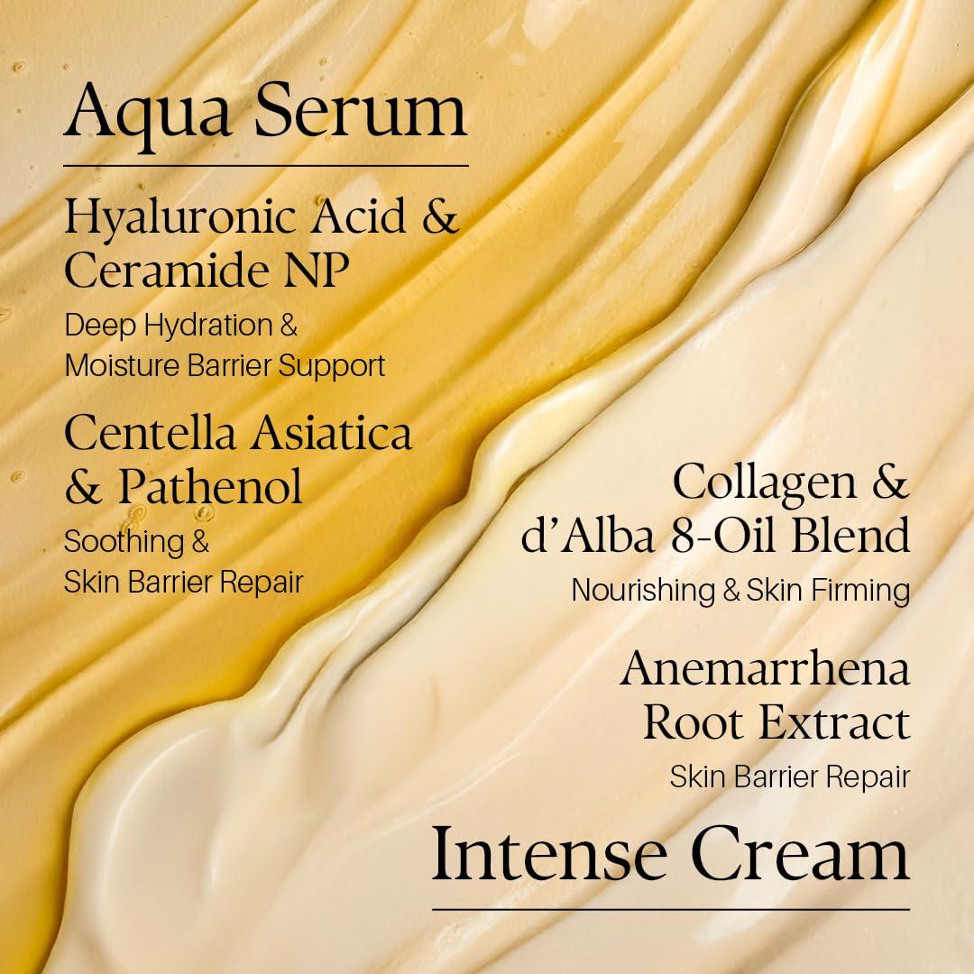 image:imagedalba Piedmont White Truffle Double Serum amp Cream Vegan Skincare 2in1 Face Moisturizer Vegan Collagen Skin Firming and Tightening Non Comedogenic All Skin Types 246 ozJAR
