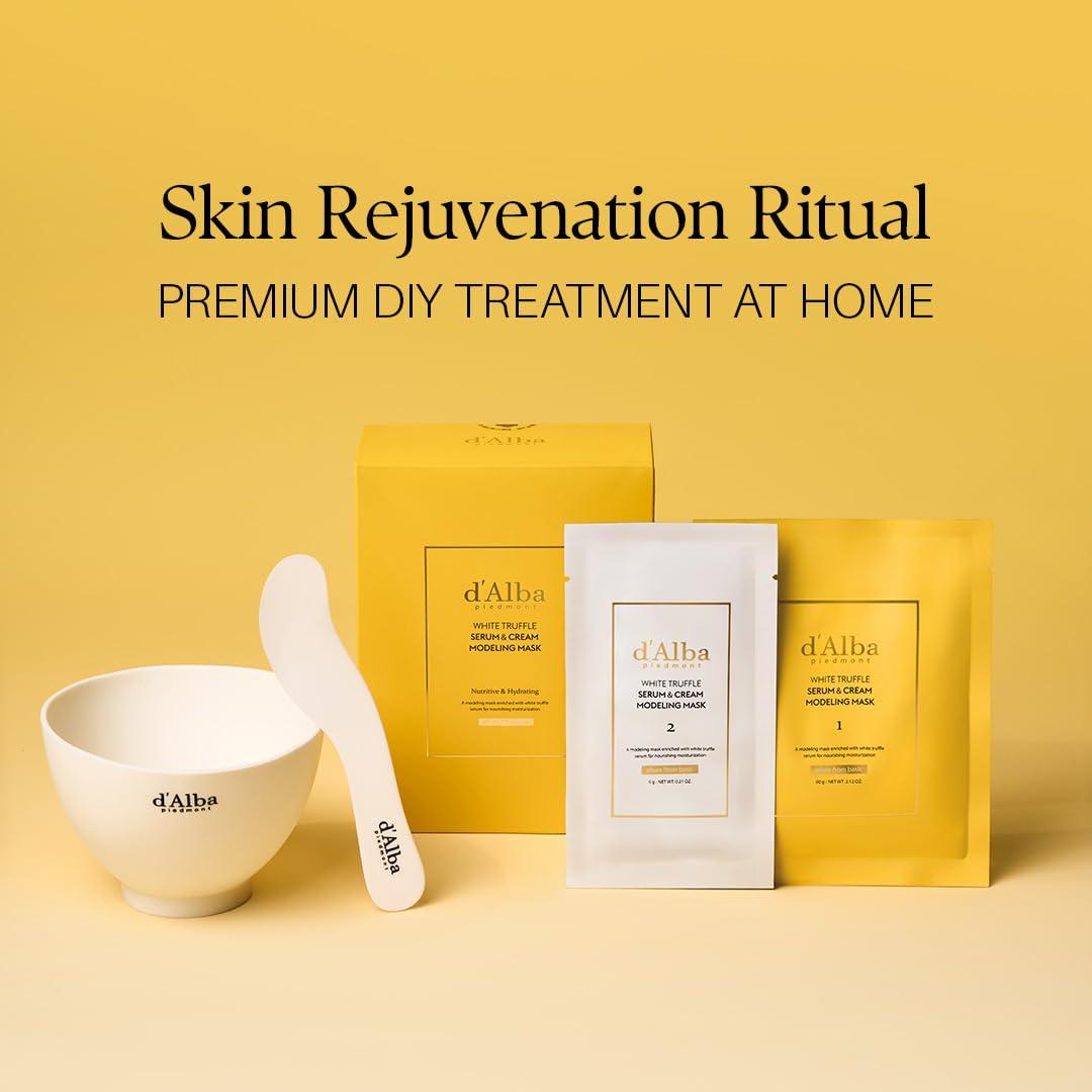 image:imagedalba Piedmont White Truffle Serum amp Cream Modeling Mask CalmingCoolingNutritiveHydrating