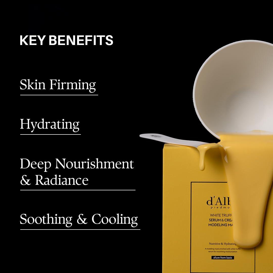 image:imagedalba Piedmont White Truffle Serum amp Cream Modeling Mask CalmingCoolingNutritiveHydrating