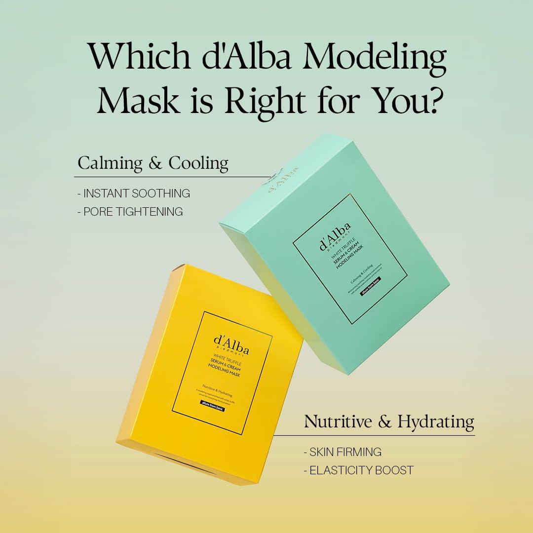 image:imagedalba Piedmont White Truffle Serum amp Cream Modeling Mask CalmingCoolingNutritiveHydrating