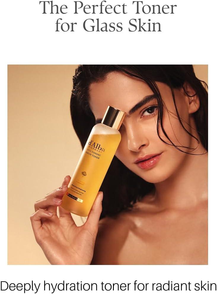 image:imagedalba Piedmont White Truffle Vita Toning Serum Toner Glass Skin with Double Vitamin Skincare Face Moisturizer 609 fl ozVita Toning