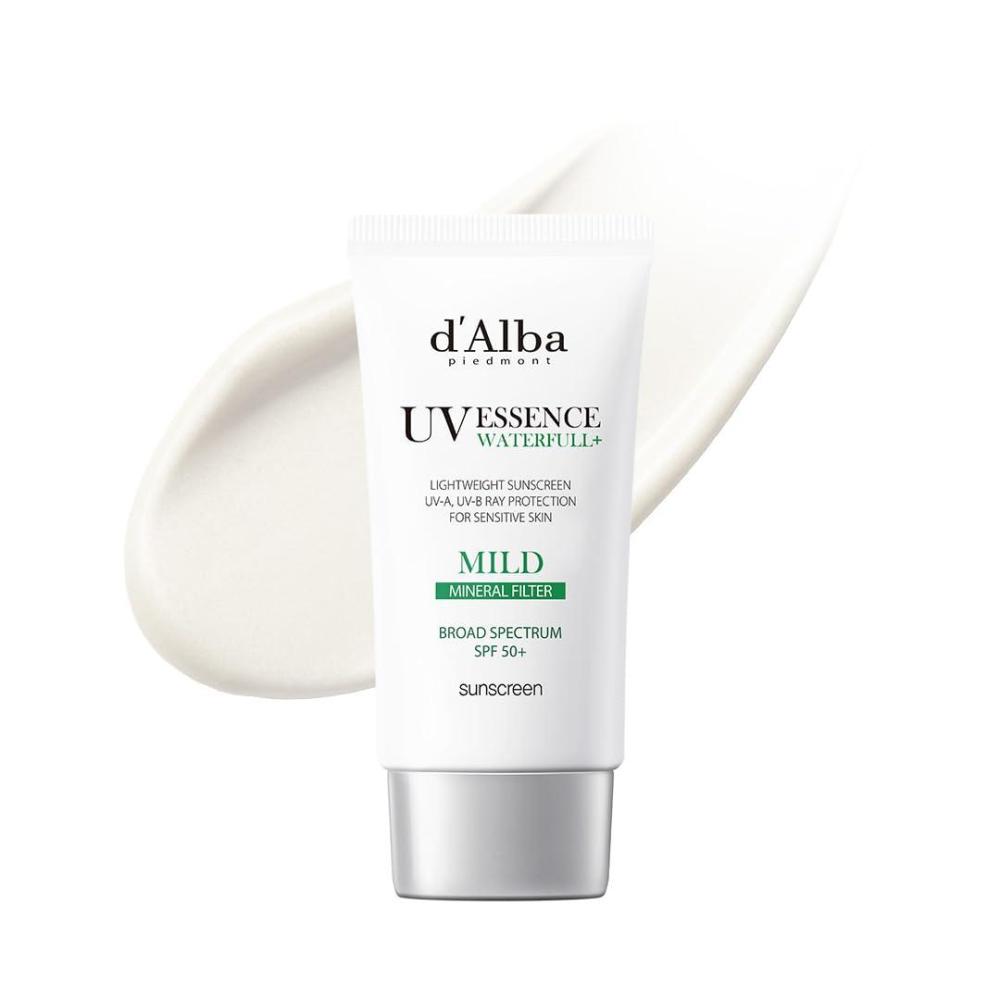 image:imagedalba Piedmont Waterfull ToneUp Sunscreen Serum BROAD SPECTRUM SPF 50 Korean Sunscreen for Face All Skin Tones 169 flozMild x 1