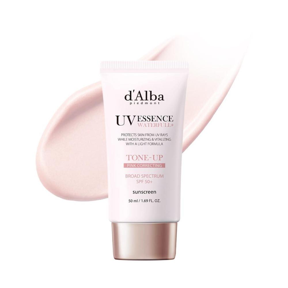 image:imagedalba Piedmont Waterfull ToneUp Sunscreen Serum BROAD SPECTRUM SPF 50 Korean Sunscreen for Face All Skin Tones 169 flozToneUp x 1