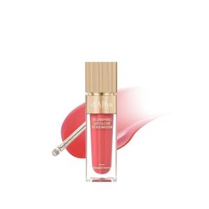 d’alba Piedmont Plumping Lip Glow Mood Volumizer, Hydrating Lip Plumper with Vegan Ceramide & Vitamin C & E, Fuller Lips, Volumizing Lip Gloss, Glowy Finish, Petal Rose (4 Colors) (0.17 fl oz.)(Posh Rose)