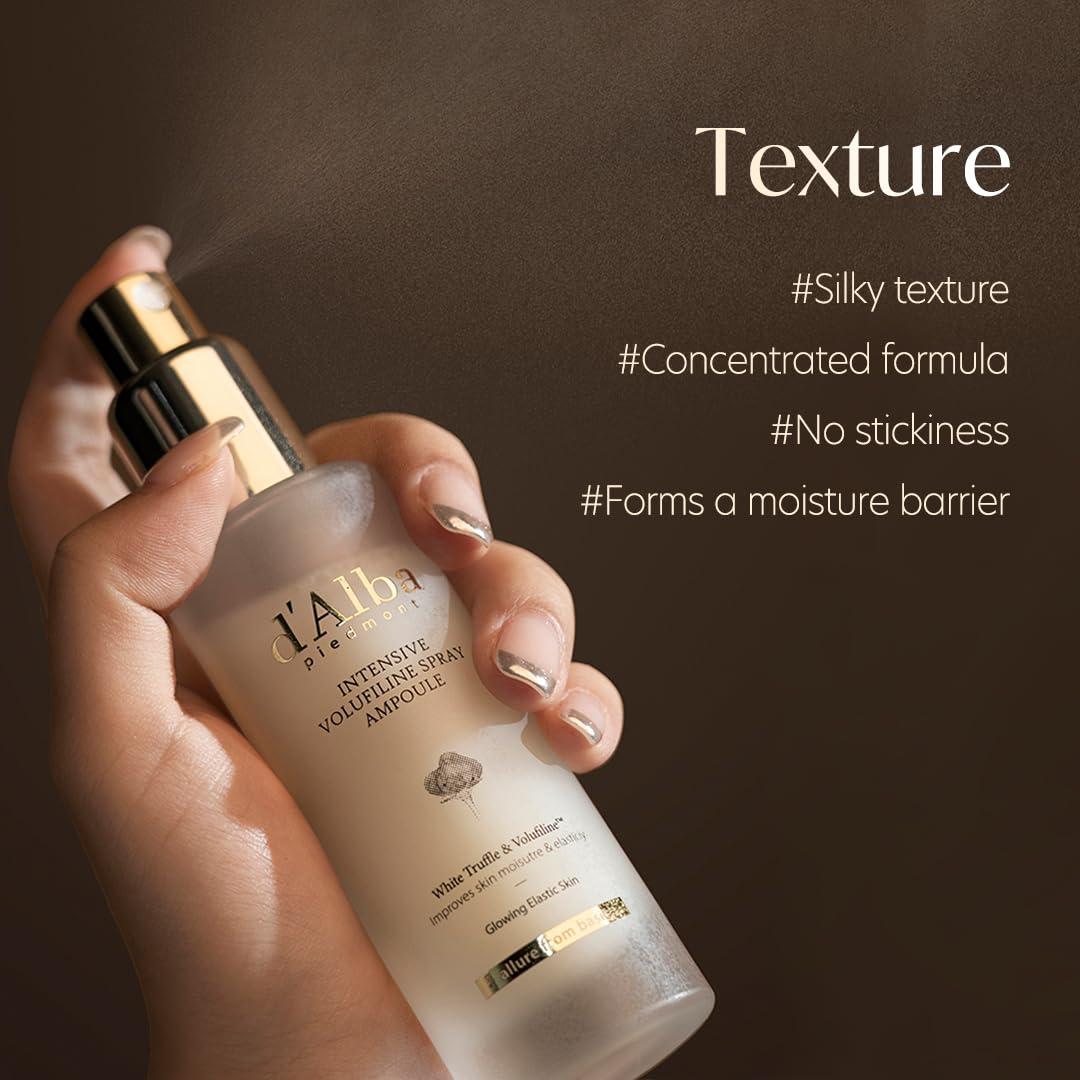image:imagedalba Piedmont Intensive Vegan Volufiline Spray Ampoule Milky Spray Serum Skin Firming Premium Elasticity Care Treatment 50000ppm Volufiline Ampoule 169 floz