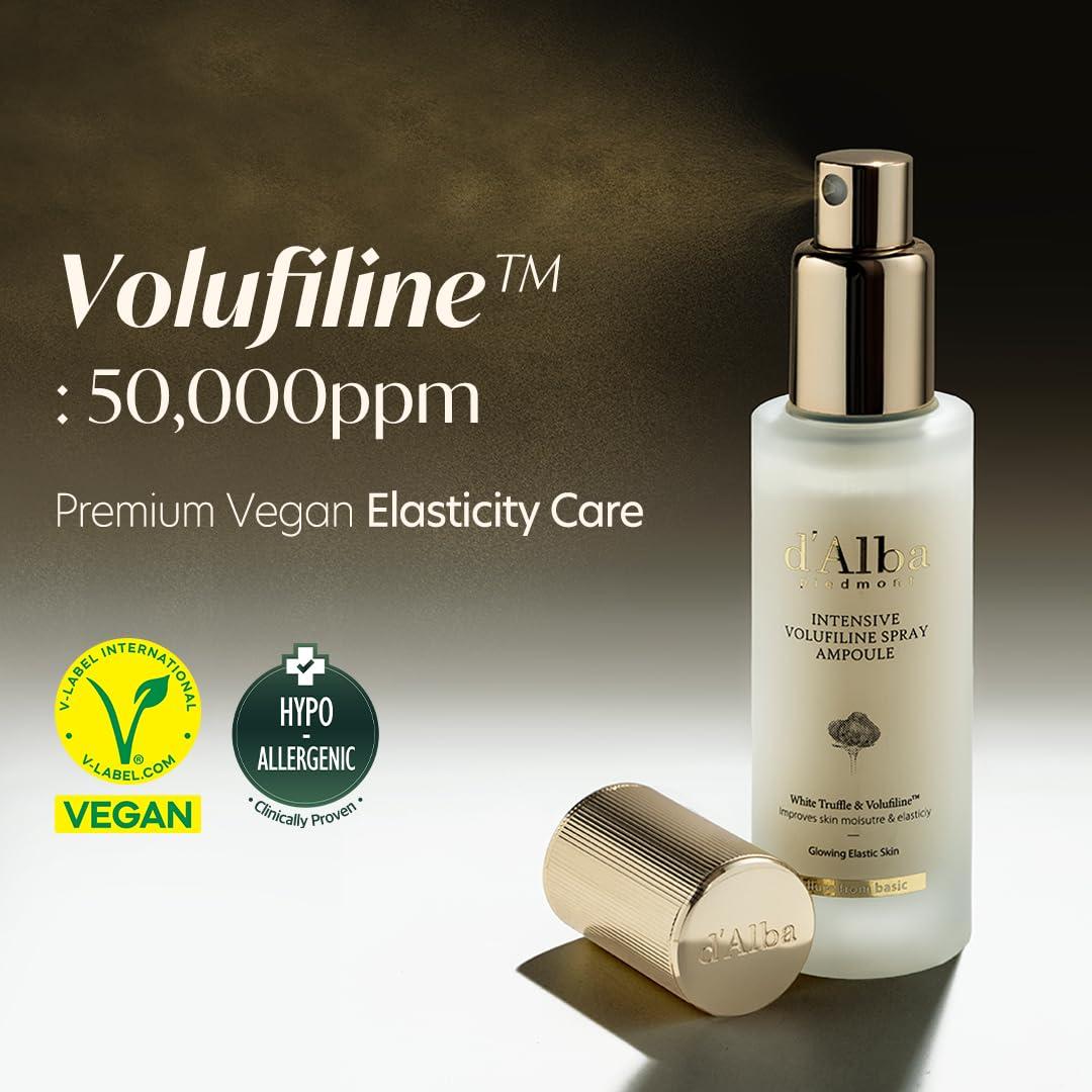 image:imagedalba Piedmont Intensive Vegan Volufiline Spray Ampoule Milky Spray Serum Skin Firming Premium Elasticity Care Treatment 50000ppm Volufiline Ampoule 169 floz