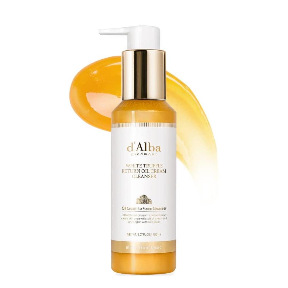 image:imagedalba Piedmont White Truffle Return Oil Cream Cleanser Vegan Skincare Easy One Step Cleanser for Sebum amp Makeup Removal Hydrating Cleanser for Sensitive Skin Korean Skin Care