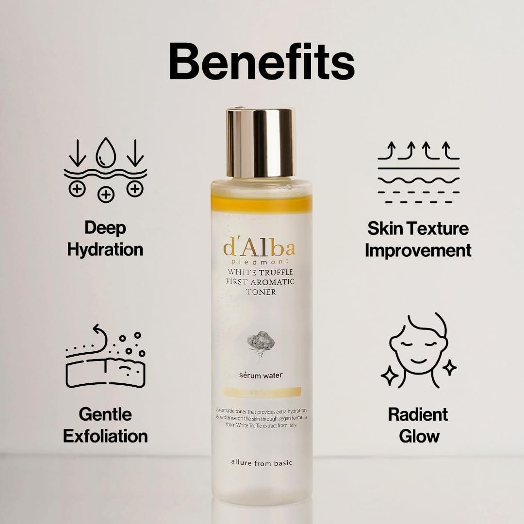 image:imagedAlba Italian White Truffle First Aromatic Toner Vegan Skincare Gentle Hydrating Toner with White Truffles Weakly Acidic Skin Texture Enhancement Surfactant Free 524 fl oz
