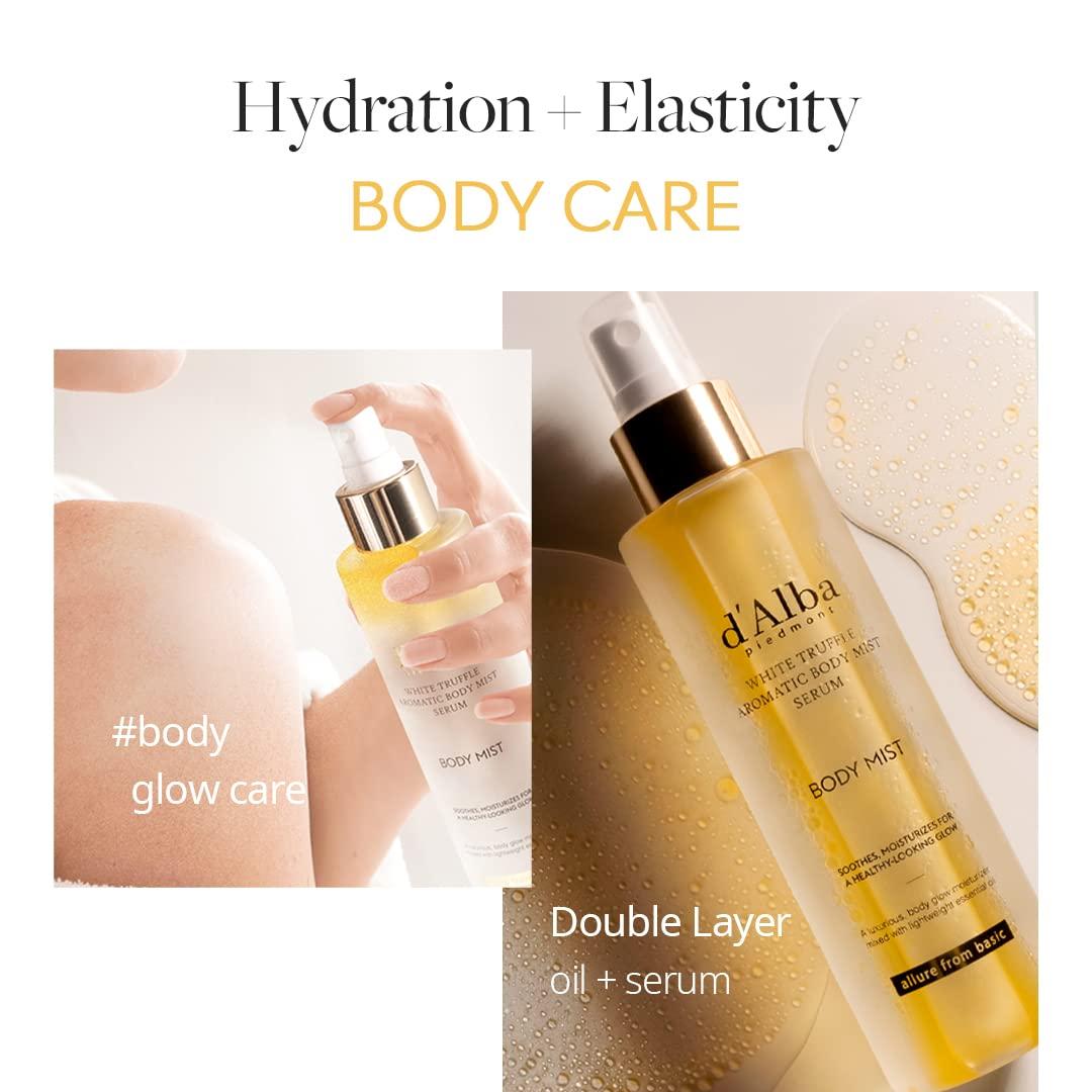 image:imagedalba Piedmont Italian White Truffle Aromatic Body Mist Serum Glowy Hydrating Body Serum Spray Goto Body Mist for dry and damaged skin Romantic Fragrance Korean Skin Care 608 fl oz