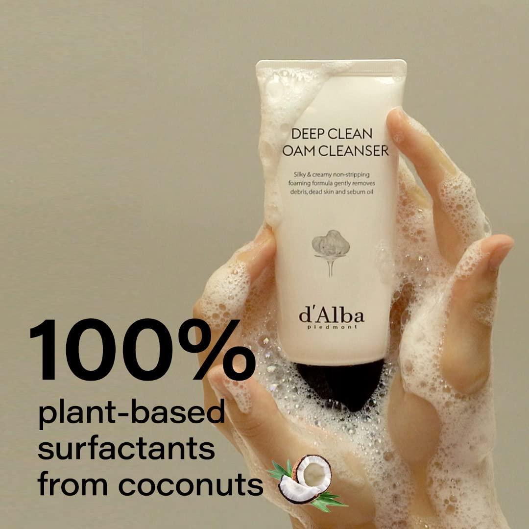 image:imagedalba Piedmont Italian White Truffle Deep Foam Cleanser Vegan Skincare Gentle Foam Cleanser with White Truffles for All Skin Types Safe for Sensitive Skin Hypoallergenic