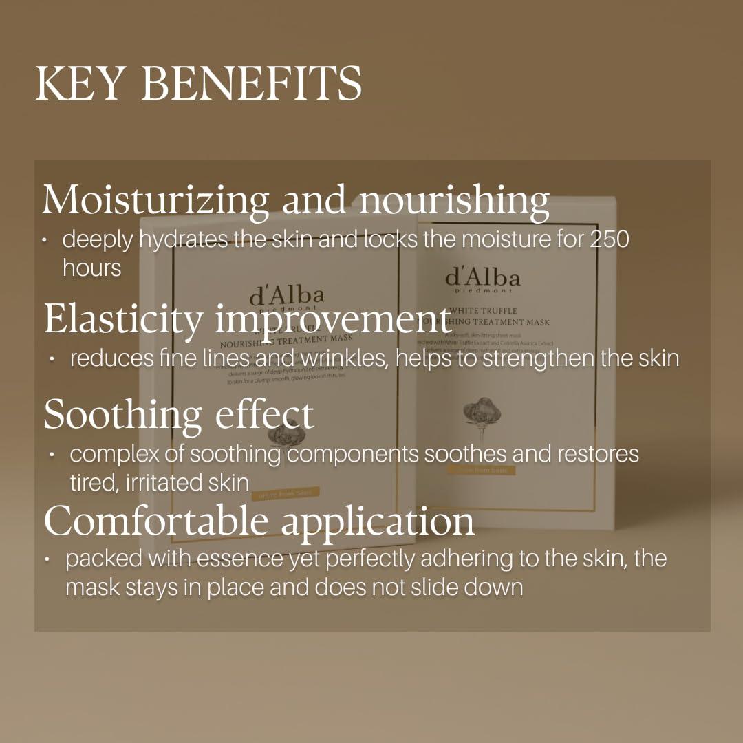 image:imagedalba Piedmont Italian White Truffle Double Serum amp Cream amp Italian White Truffle Nourishing Mask 5pcs