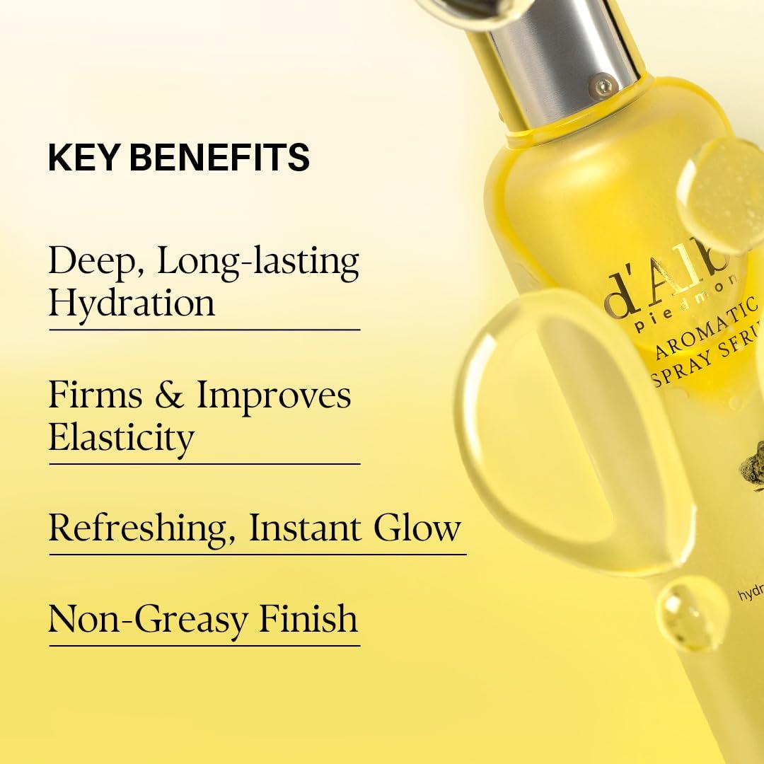image:imagedalba Piedmont Italian White Truffle First Aromatic Spray Serum Fragrant VEGAN Glowy Antioxidant Face Mist Deep Hydration Skin Firmness Korean Skin Care 405 floz405 floz