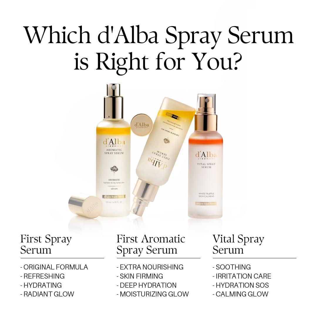 image:imagedalba Piedmont Italian White Truffle First Aromatic Spray Serum Fragrant VEGAN Glowy Antioxidant Face Mist Deep Hydration Skin Firmness Korean Skin Care 405 floz405 floz
