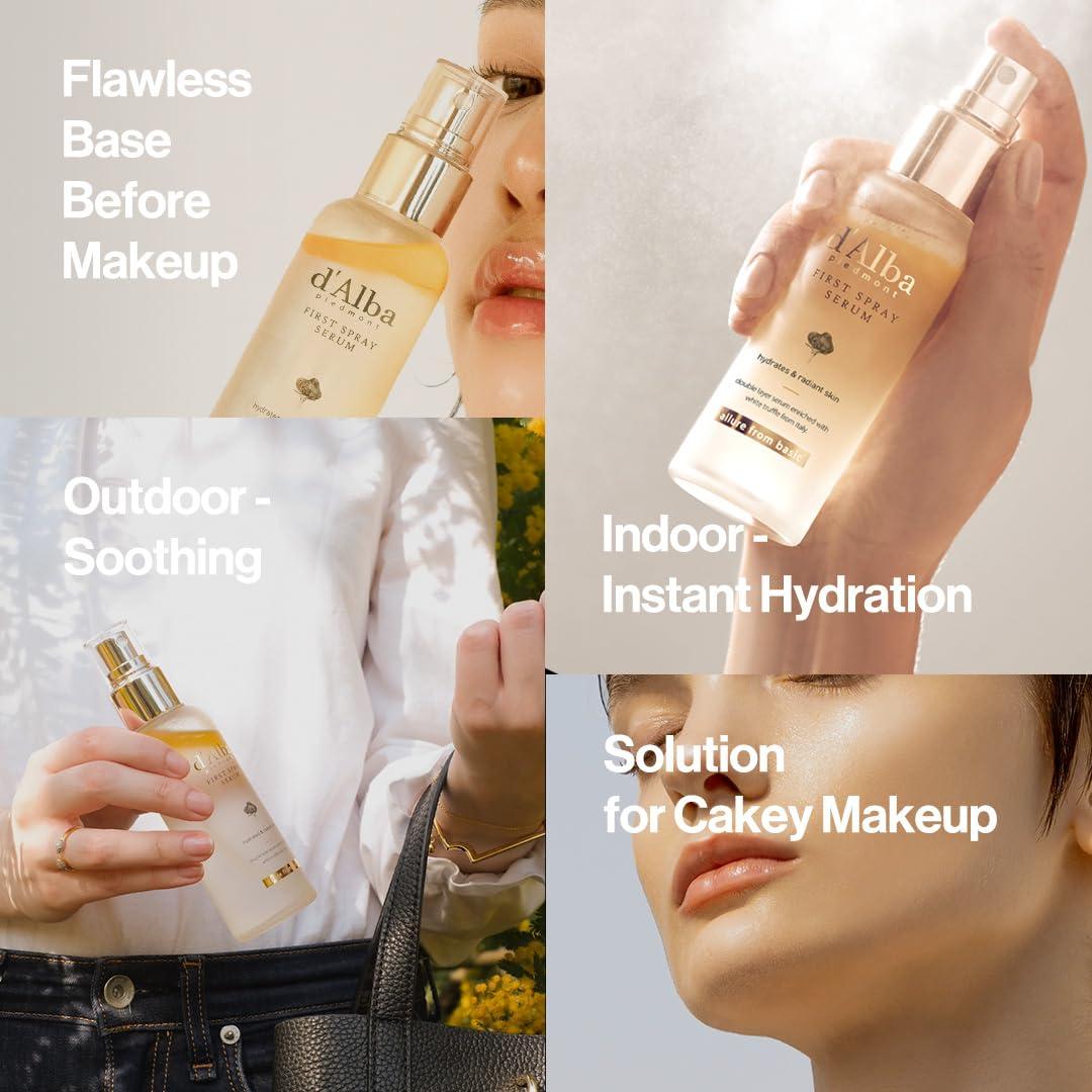 image:imagedalba Piedmont Italian White Truffle First Spray Serum amp Waterfull Essence Sunscreen Vegan Skincare Lightweight Korean Skin Care