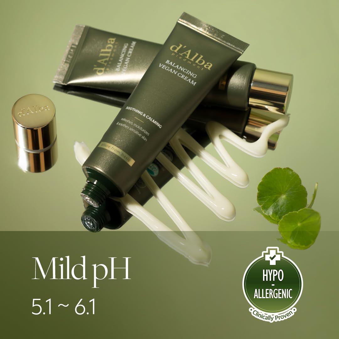 image:imagedalba Piedmont Italian White Truffle Mild Skin Balancing Vegan Cream Hydrating and Gentle Moisturizer Mild pH Balancing Cream with White Truffles for Sensitive Skin Watery Lightweight Texture