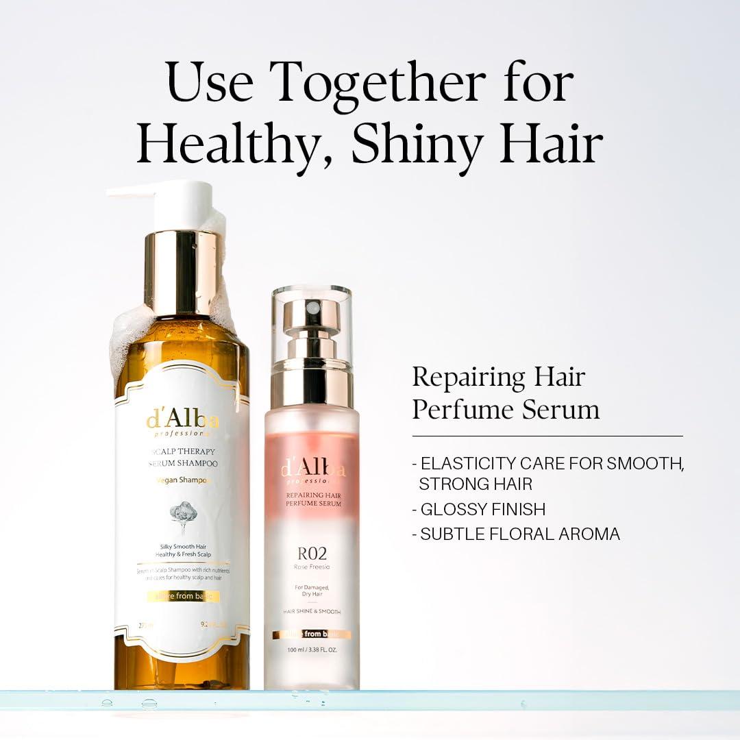 image:imagedalba Piedmont Professional Repairing Scalp Therapy Serum Shampoo 275ml Mild and Vegan Formula Gentle Hair and Scap Treatment