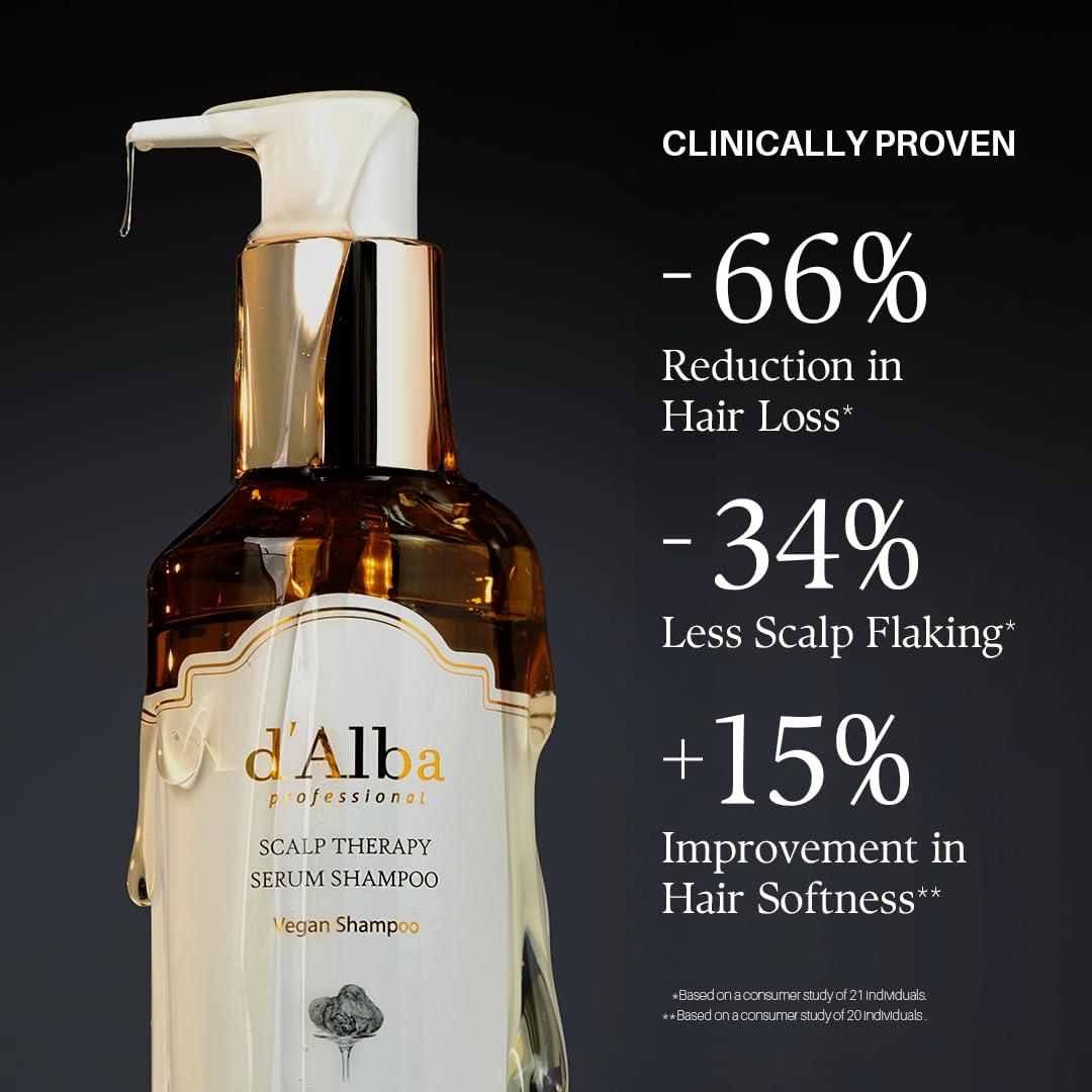 image:imagedalba Piedmont Professional Repairing Scalp Therapy Serum Shampoo 275ml Mild and Vegan Formula Gentle Hair and Scap Treatment