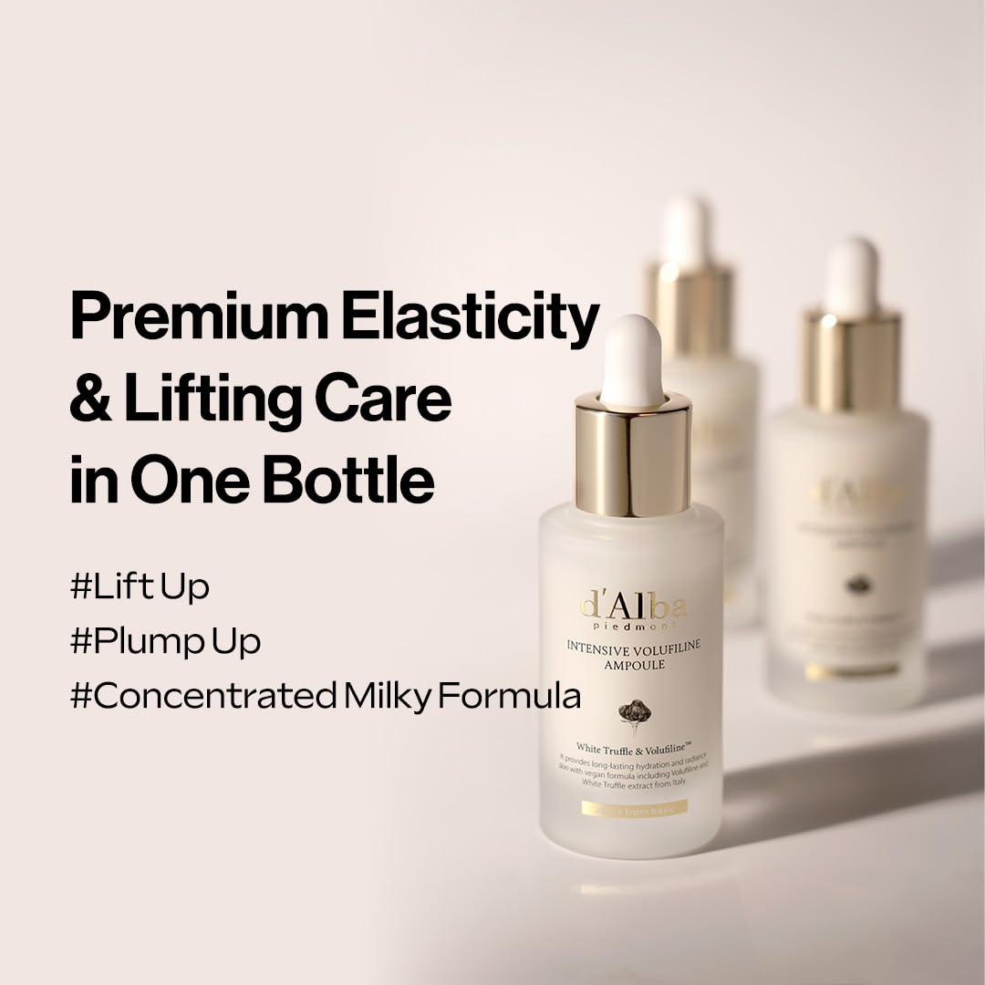image:imagedalba Piedmont White Truffle Intensive Volufiline Ampoule 101 Fl Oz Milky Serum Skin Firming Volufiline 50000ppm elasticity care and nourishment Korean Skin Care101 Fl Oz Pack of 1
