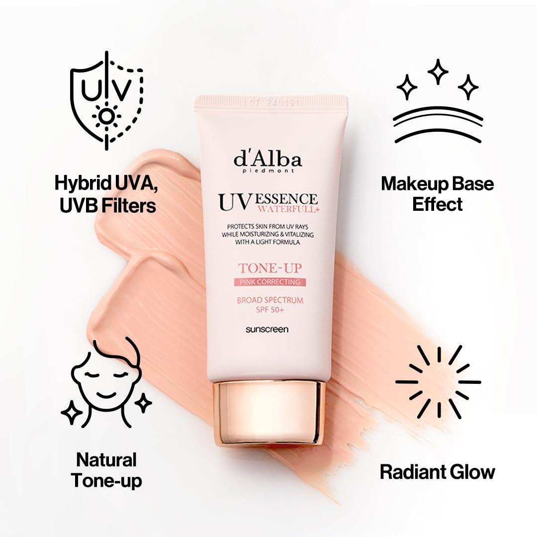 image:imagedalba Piedmont White Truffle Spray Serum amp Waterfull ToneUp Sunscreen BROAD SPECTRUM SPF 50 Korean Skin Care All Skin Tones Vegan