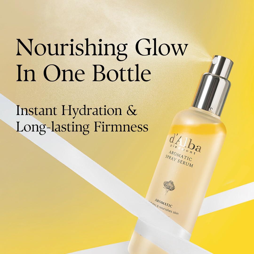image:imagedalba Piedmont White Truffle Vegan Gift Set First Aromatic Spray Serum and Hand SerumampCream Hydrate amp Nourish Duo Gift Set Face amp Hand Moisturizer SetAromatic Spray Serum Lip Balm