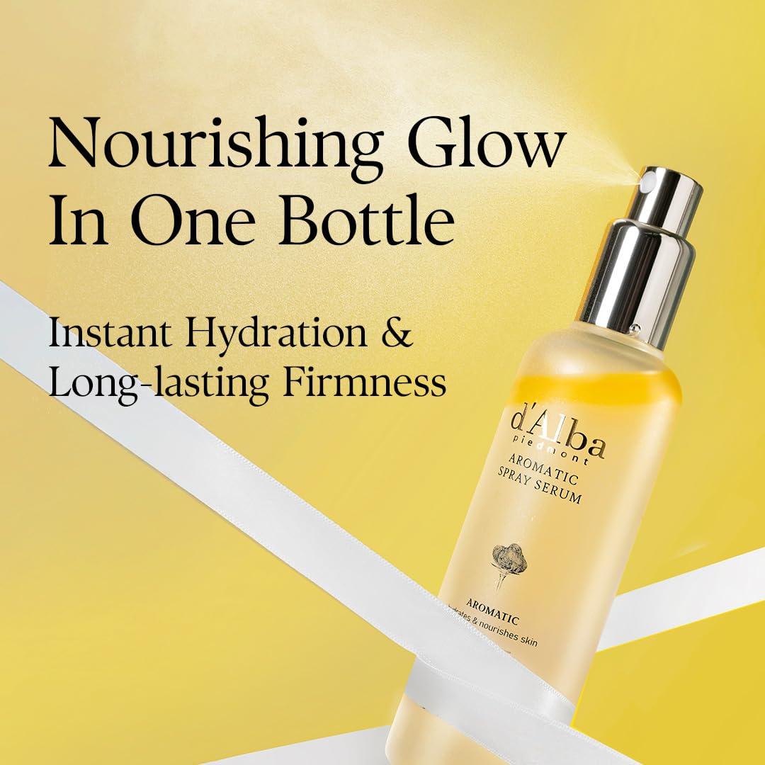 image:imagedalba Piedmont White Truffle Vegan Gift Set First Aromatic Spray Serum and Hand SerumampCream Hydrate amp Nourish Duo Gift Set Face amp Hand Moisturizer SetAromatic Spray Serum Hand SerumCream