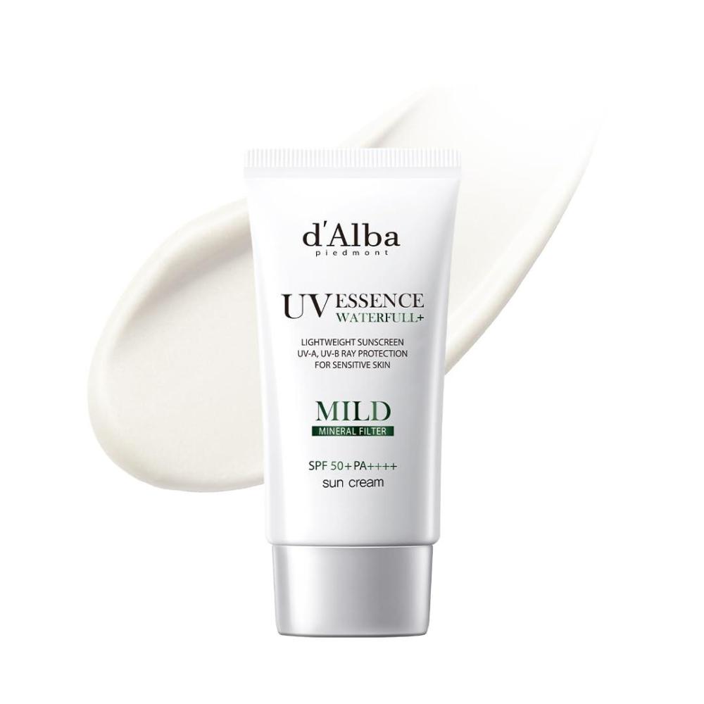 image:imagedalba Piedmont Italian White Truffle Waterfull Mild Sunscreen Vegan Mineral Sunscreen SPF 50 PA NonNano Sunscreen Suitable for all Sensitive Skin Gentle amp Light Finish Korean Skincare