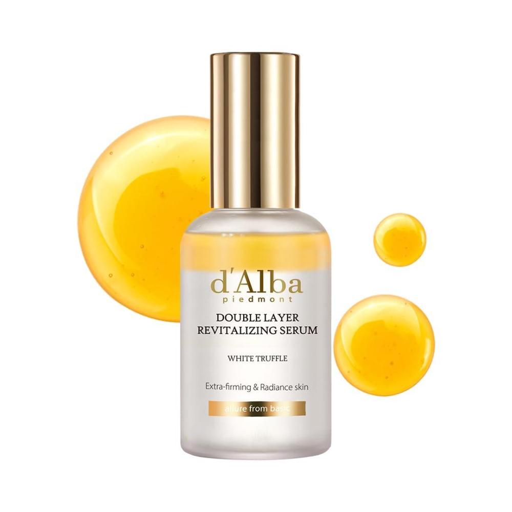 image:imagedalba Piedmont White Truffle Double Layer Revitalizing Serum 100hr Hydration Hyaluronic Acid and Centella Asiatica Skin Firming Tightening Longlasting Korean Skin Care 169 floz169 Fl Oz Pack of 1