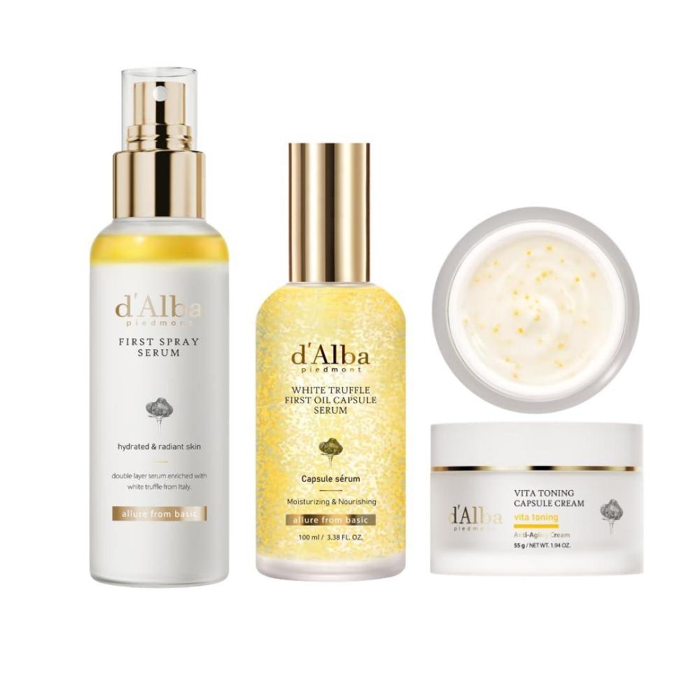 image:imagedalba Piedmont White Truffle First Spray Serum White Truffle Oil Capsule Serum Vita Toning capsule Cream