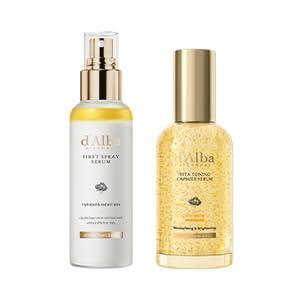 d’alba Piedmont White Truffle Spray Serum 100ml & Oil Capsule Serum 100ml