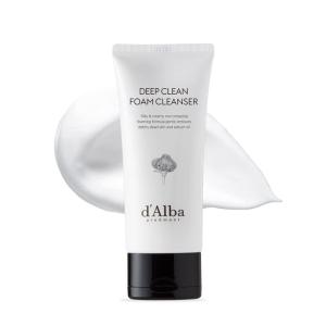 d’alba Piedmont Italian White Truffle Deep Foam Cleanser, Vegan Skincare, Gentle Foam Cleanser with White Truffles for All Skin Types, Safe for Sensitive Skin, Hypoallergenic