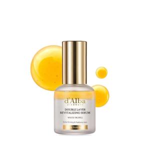 d’alba Piedmont White Truffle Double Layer Revitalizing Serum, 100hr Hydration, Hyaluronic Acid and Centella Asiatica, Skin Firming, Tightening, Long-lasting Korean Skin Care (1.69 fl.oz)(1.01 Fl Oz (Pack of 1))