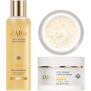 d’alba Piedmont White Truffle Vita Toning Serum Toner + Vita Toning Capsule Cream