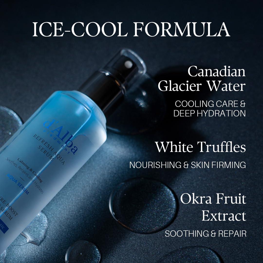 image:imagedalba Piedmont Italian White Truffle Refresh Aqua Serum Vegan Skin Care Lightweight Face Moisturizer Glow Serum for Radiant Skin Non Comedogenic All In One Mist 338 fl ozAqua Spray Serum 338 fl oz