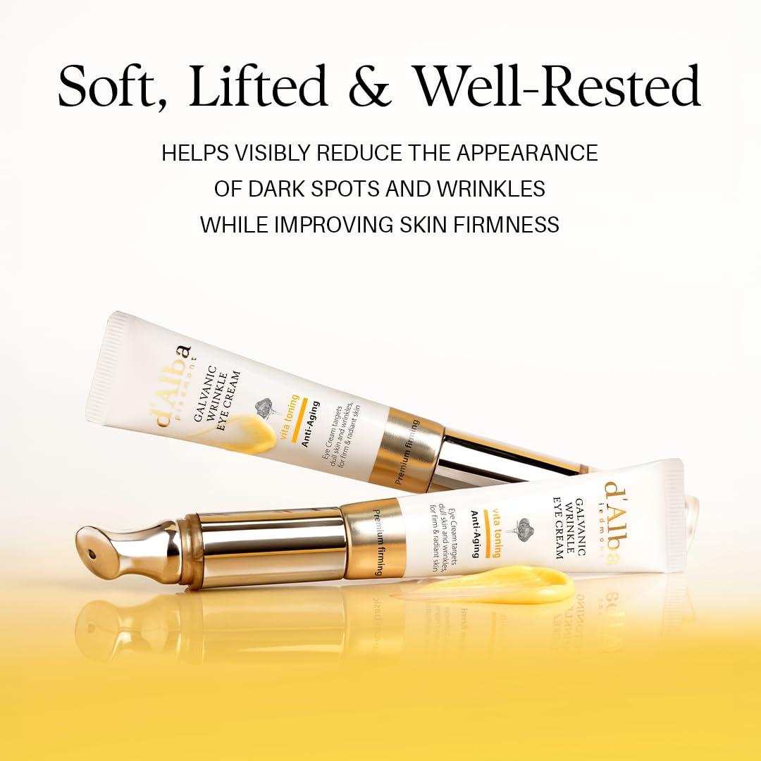image:imagedalba Piedmont Vita Toning Galvanic Eye Cream 051 fl oz Hydrating amp Firming Eye Cream with White Truffle Collagen amp Vitamin C Radiance Care MultiArea Wrinkle Care
