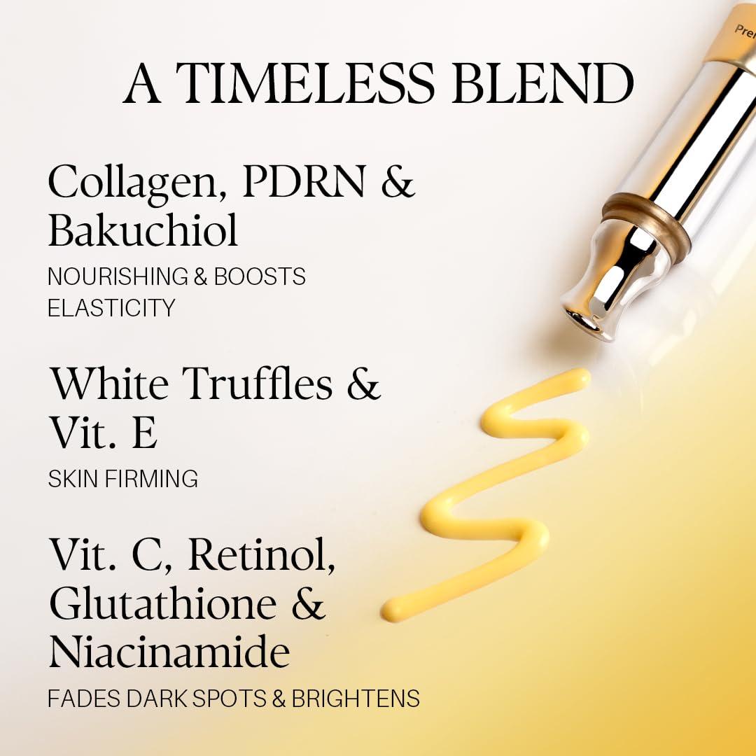 image:imagedalba Piedmont Vita Toning Galvanic Eye Cream 051 fl oz Hydrating amp Firming Eye Cream with White Truffle Collagen amp Vitamin C Radiance Care MultiArea Wrinkle Care