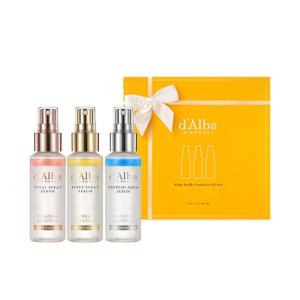 d’Alba Official White Truffle Spray Serum 5 Solutions Gift Set (1.76 fl oz (52 ml) x 5ea), Mother’s Day, Vegan Skin Care, Glow Serum for Radiant Skin, All In One Mist, Korean Skin Care(3 Solution)