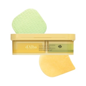 d’alba Piedmont Double Quick Liposome Serum Mask Pad, Vita Toning Collagen Gel Pads, 70 Count (4.23 fl oz / 125 mL) + Calming Toner Peeling Pads, 30 Count (3.38 fl oz / 100 mL)